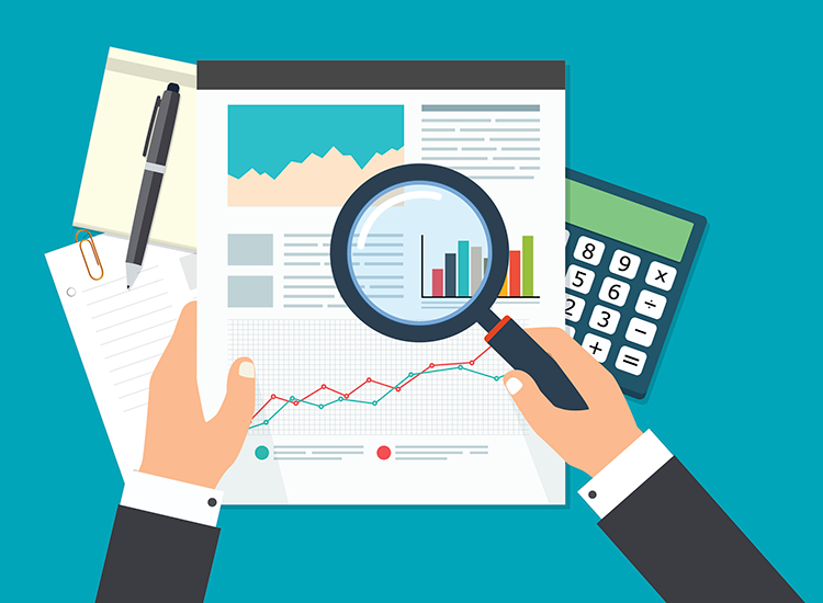 Audit Stock Photo Magnifying Glass