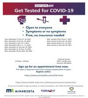 important COVID testing information