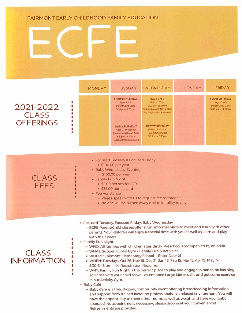 ECFE Class Info