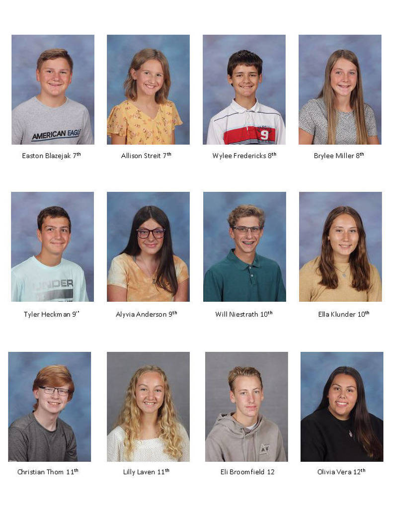Students of month