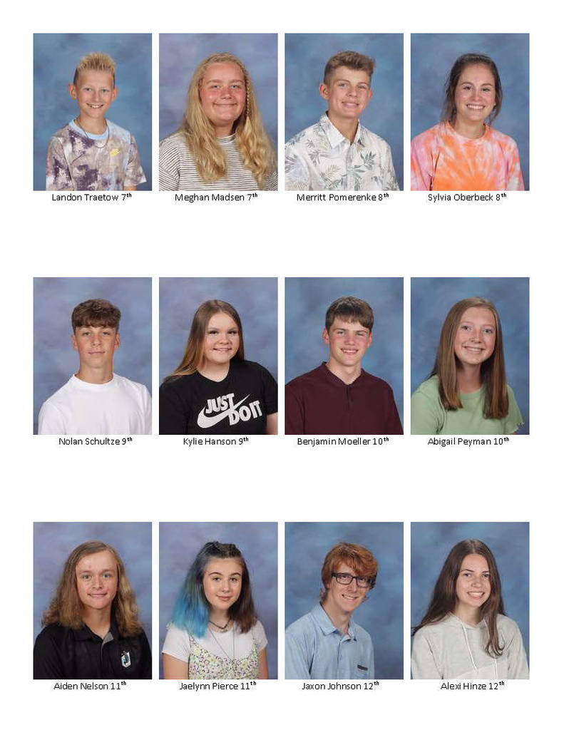 Students of month