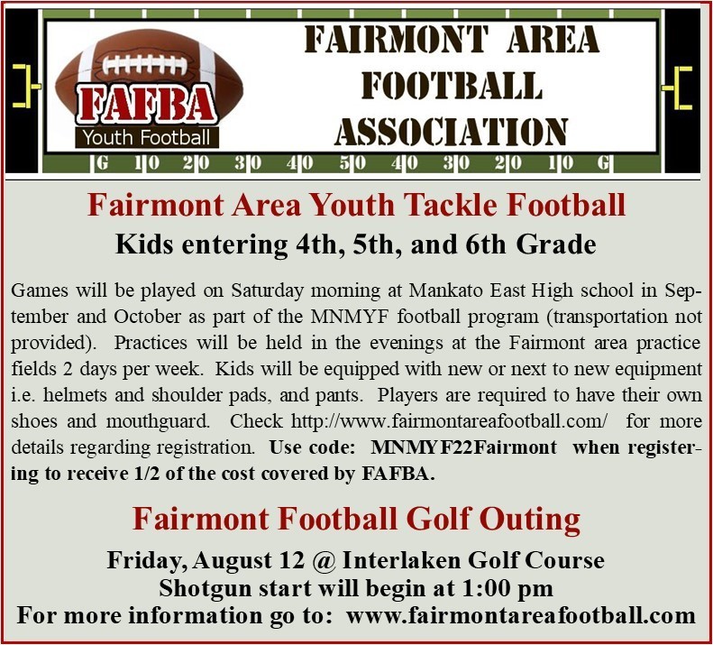 tackle football registration 2022